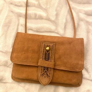 Lucky Brand Lilly brown Leather crossbody NWT